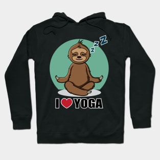 Funny Yoga Sloth Hoodie